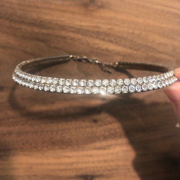 sparkly vintage choker - Picture 3 of 6